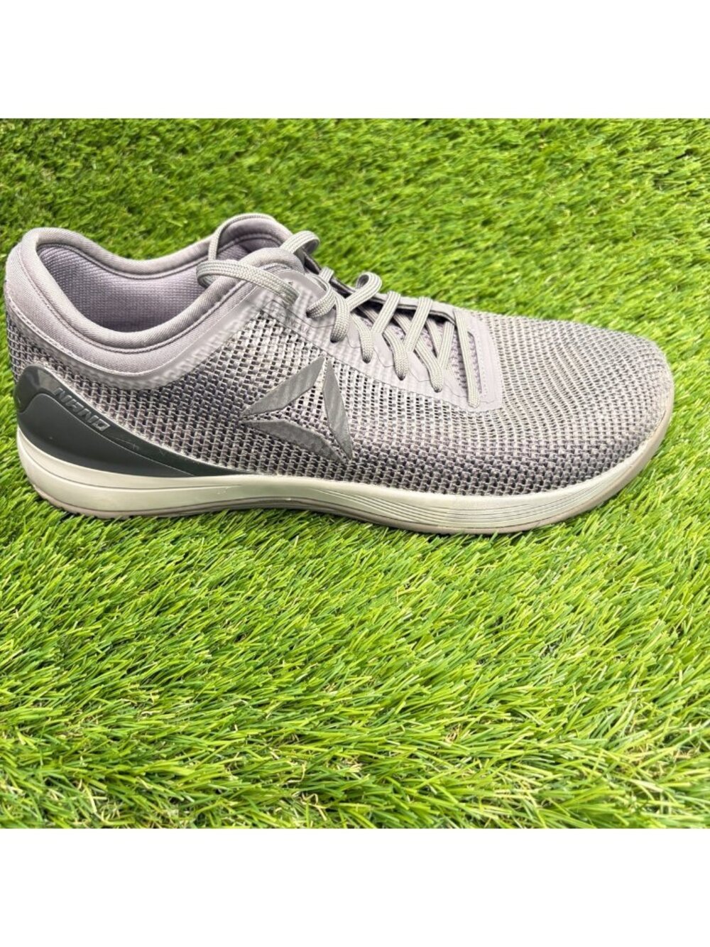Reebok CrossFit Nano 8.0 Flexweave Mens Size 11 Gray Running Shoes Sneakers